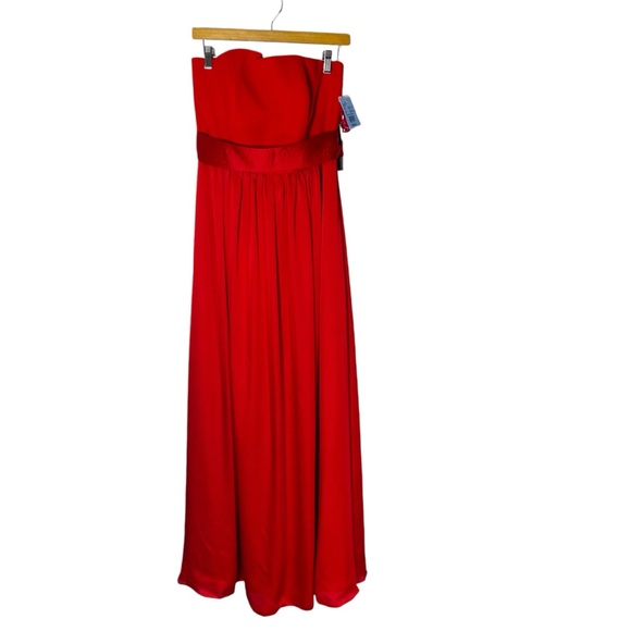 NWT Vera Wang White Label Maxi Strapless Dress - Picture 9 of 14